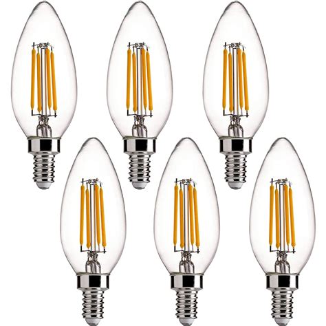 B11 E12 Base 60w Equivalent Led Chandelier Light Bulbs Flsnt Dimmable