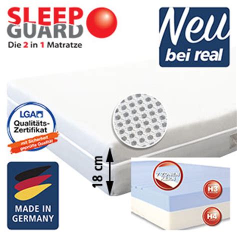 Beim kauf von matratzen wird in deutschland härtegrad 3 bevorzugt. Sleep Guard Matratze • 2 Härtegrade in einer Matratze ...