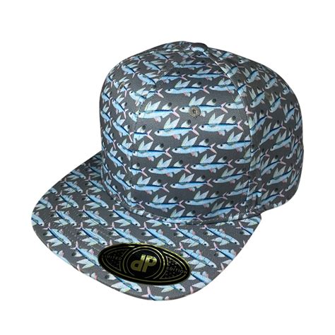 Blank Hat Snapback Flatbill Flying Fish Double Portion Supply