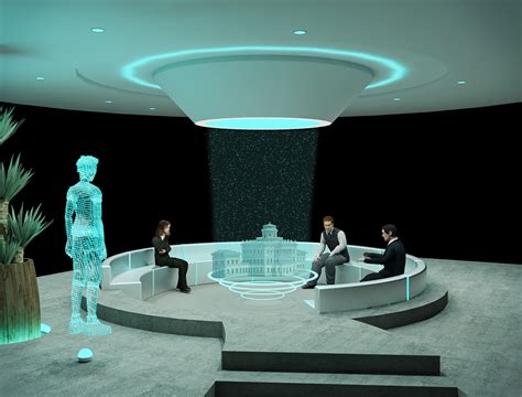 Futuristic Conference Room On Behance