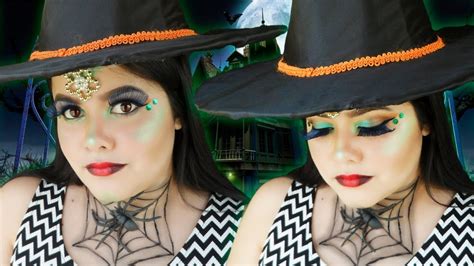 Maquillaje De Bruja Tutorial Facil Pretty Witch Makeup Halloween Scarlettmiau Youtube