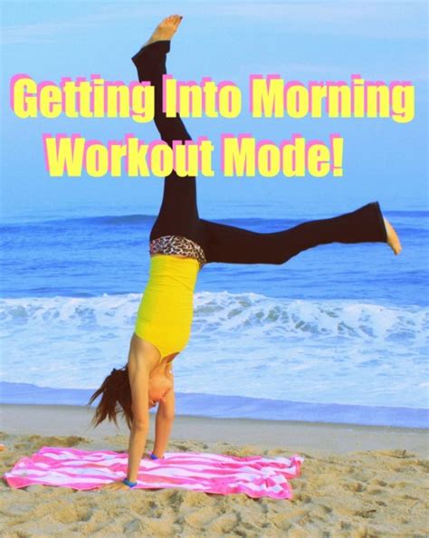 Getting Into Morning Workout Mode Simply Taralynn