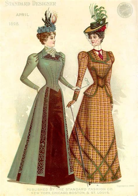 Romantic Eravictorian Eraedwardian Era Victorian Fashion Vintage