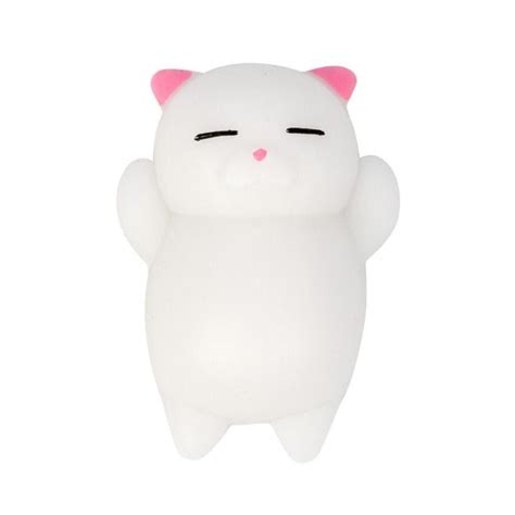 3pcs Cute Mochi Squish Antistress Cat Squeeze Healing Fun Kids Kawaii