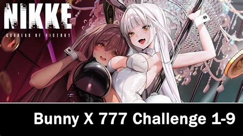 goddess of victory nikke bunny x 777 challenge 1 9 youtube