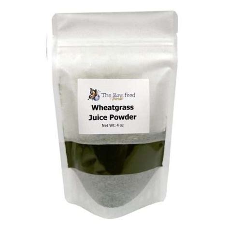 Wheatgrass Juice Powder 4oz The Raw Food World