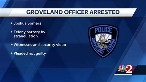 Groveland Police Officer Accused Of Trying To Strangle Woman Youtube