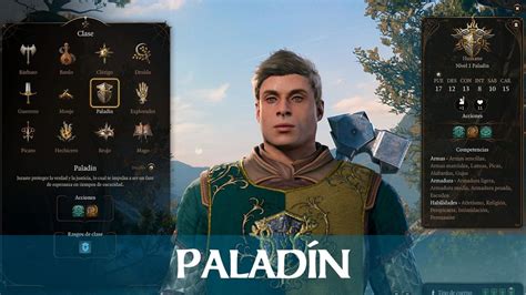 Paladín En Baldurs Gate 3 Competencias Y Rasgos De Clase