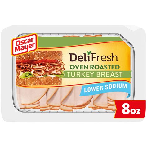 Oscar Mayer Deli Fresh Oven Roasted Sliced Turkey Breast Deli Lunch