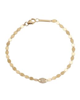 LANA 14k Gold Flawless Nude Diamond Link Bracelet Neiman Marcus