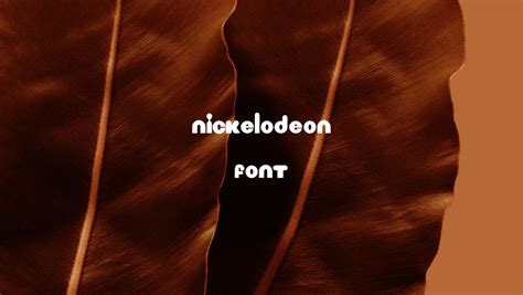 Nickelodeon Font Free Download Cofonts