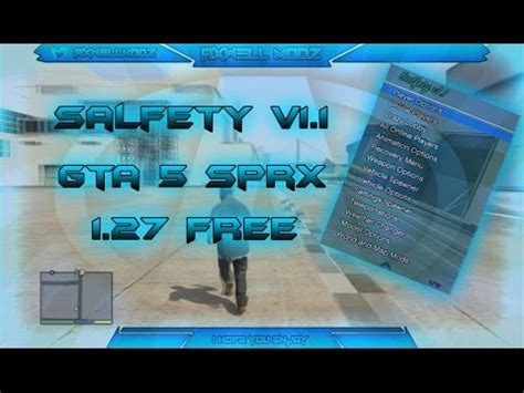 This niggled the tech part of my brain which says that anything is possible given the correct knowledge and perseverance. Salfety v1.1 GTA 5 SPRX Mod Menu 1.27/1.28 + Download ...
