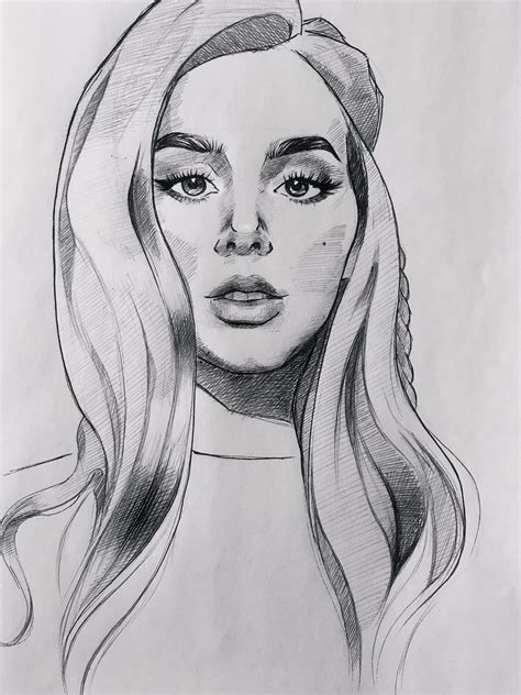 Sketching People Drawings Realistic With Simple Drawing Sketch Art Drawing