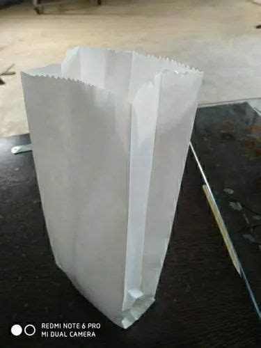 White Grease Resistant Paper Bag For Grocery At Rs Kilogram In Surat ID