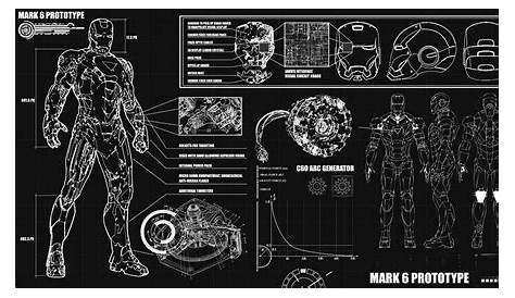 iron man helmet schematics