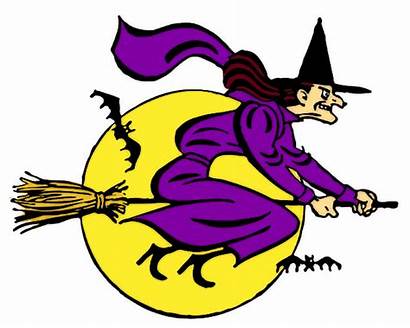 Witch Clip Flying Mean Witches Halloween Clipart