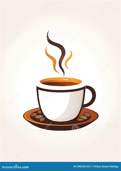 Pleasure Stop For Coffee Lovers A Hot Cup Of Coffee Stock Illustration Illustration Of Cafe
