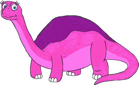Isolated illustration of a cartoon dinosaur. Diana the Diplodocus by MCsaurus on DeviantArt