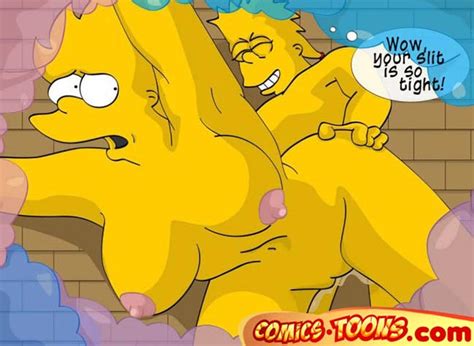 Rule 34 Bart Simpson Color Comics Toons Female Human Lisa Simpson