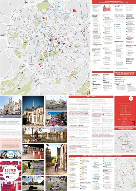 Leuven Sightseeing Map Map Sightseeing City Maps