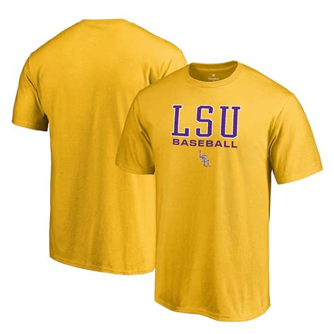 Fanatics Branded Lsu Tigers Yellow True Sport Baseball T Shirt