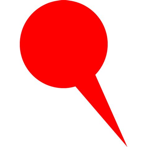 Red Pin 7 Icon Free Red Pin Icons