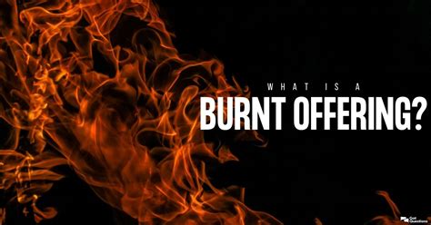 What Is A Burnt Offering