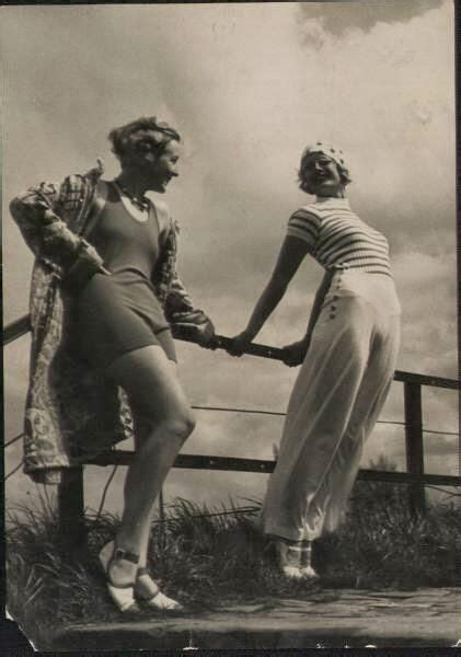 Vintage Photo Flapper Gal S Affectionate Hugging Women Swimsuit Sweet Lesbian Int D Artofit