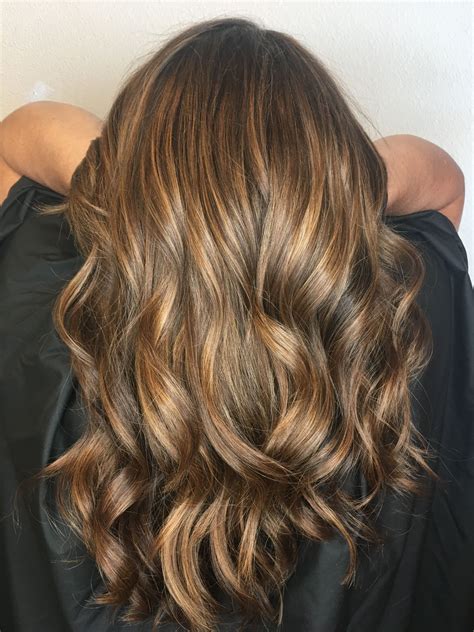 Honey Caramel Balayage Long Hair Soft Waves Balayage Hair Honey What