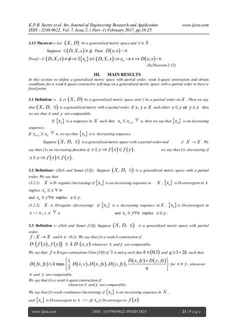 Fixed Point Theorems For Weak K Quasi Contractions On A Generalized