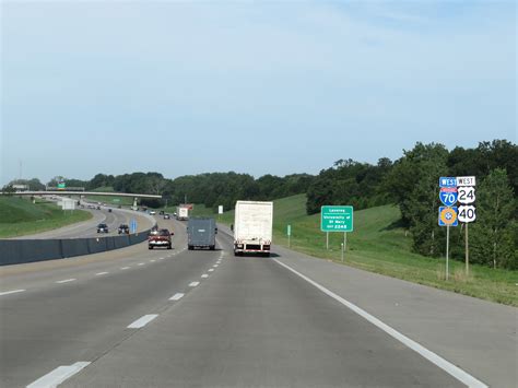 Kansas Interstate 70 Westbound Cross Country Roads