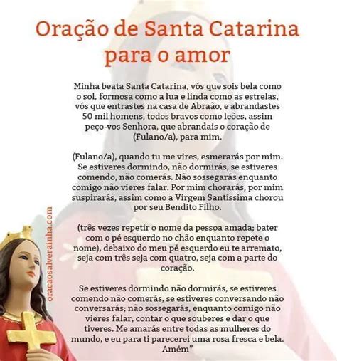 Oração De Santa Catarina Para Trazer Amor De Volta E Amansar