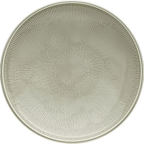 Shiro Glaze Plate Deep Round Coupe Structure Steam 28cm Ambience