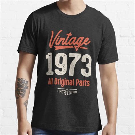 Vintage Born In 1973 49th Birthday Retro Classic T Shirt For Sale By Cidolopez Redbubble