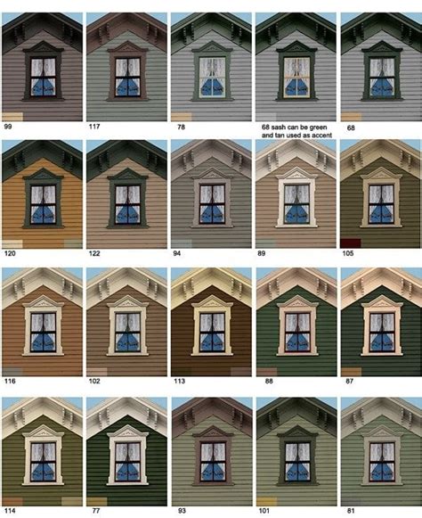 Typically victorians used three colors on the exterior of their home by using trim colors to contrast and accent the main. Help for your Old House - Virtual Restoration Services