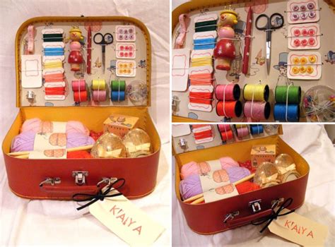 Super Special Diy Sewing Kit From A Suitcase Sewing Kit Diy Sewing