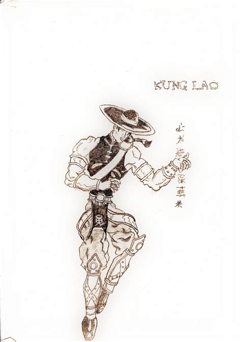 Kung Lao Original Sketch By Mohjo On Deviantart