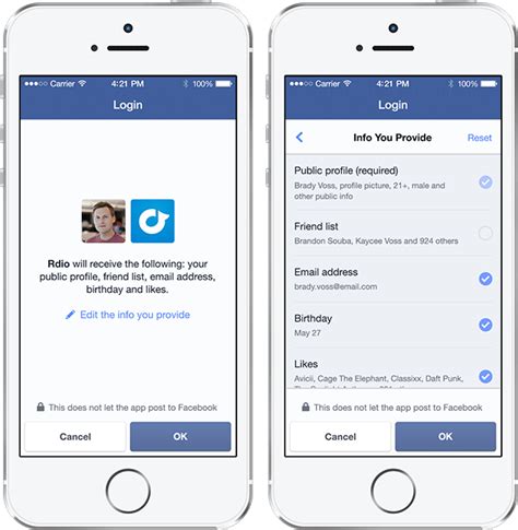 Facebook F8 Recap 1: Facebook Login mit mehr Kontrolle und Anonymität