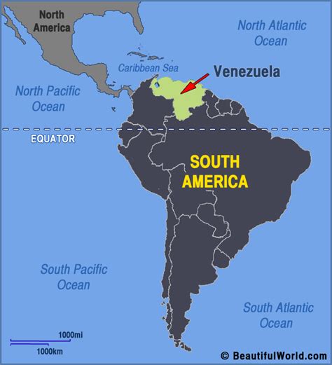 Map Of Venezuela Facts And Information Beautiful World Travel Guide