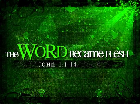 1138 The Word Became Flesh John 11 14 Logos Sermons