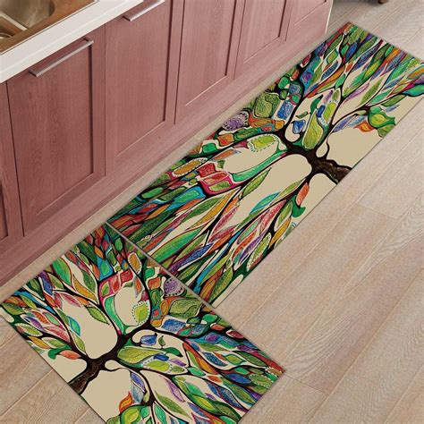 Kitchen mats create safe and clean environments for businesses in the food service industry. Kitchen Rugs Mats Non Slip Rubber Backing Floor Carpet ...