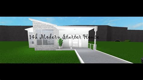Roblox Bloxburg 14k Starter House Youtube