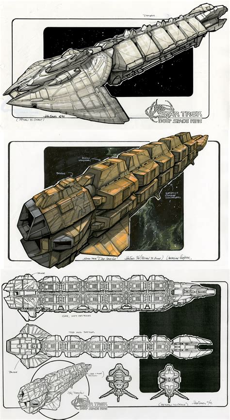 Image Cardassian Freighter First Design Memory Alpha Fandom Powered By Wikia