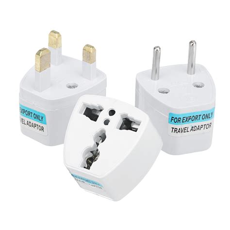 Adapters And Multi Outlets Electrical 3 Pin Plug 10a 250v Universal Eu Au