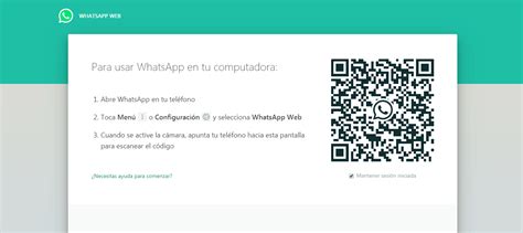 Whatsapp Cómo Utilizar Código Qr Portaltips