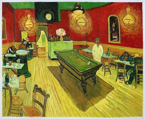 The Night Cafe Vincent Van Gogh Hand Painted Oil Painting Etsy Uk