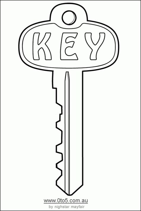 Children Are Fascinated By Keys Here Are Two Templates For Keys And A