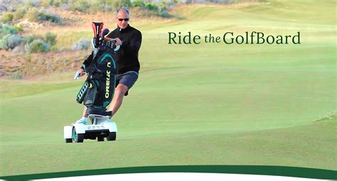 The Golfboard A Standing Golf Cart That You Ride Like A Surfboard