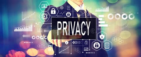 Privacy Concept With A Businessman Stock Image Image Of Businessman