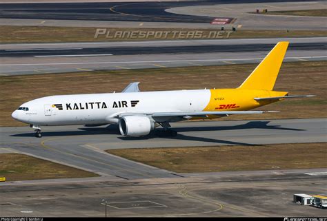 N772CK Kalitta Air Boeing 777 F1H Photo By Gordon Li ID 1376894